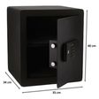 Yale 38.5 Litres Digital Safety Locker (1 Shelve, YSEB/400/EB1, Black)_3