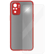 ARROW Camera Duplex Screen Protector & Polycarbonate Back Cover Combo for Xiaomi Mi Note 10 (Anti Scratch Design, Red)_1