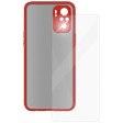 ARROW Camera Duplex Screen Protector & Polycarbonate Back Cover Combo for Xiaomi Mi Note 10 (Anti Scratch Design, Red)_2