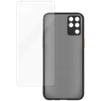 ARROW Camera Duplex Screen Protector & Polycarbonate Back Cover Combo for oppo F19 Pro (Scratch Protection, Black)_2