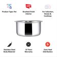 WONDERCHEF Nigella Pot For Induction, Induction Plate, Stoves & Cooktops (Energy Efficient, 63153406, Silver)_4