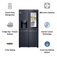 LG 889 Litres 2 Star Frost Free French Door Smart Wi-Fi Enabled Refrigerator with InstaView Door-in-Door (GR-X31FMQHL, Matte Black)_4