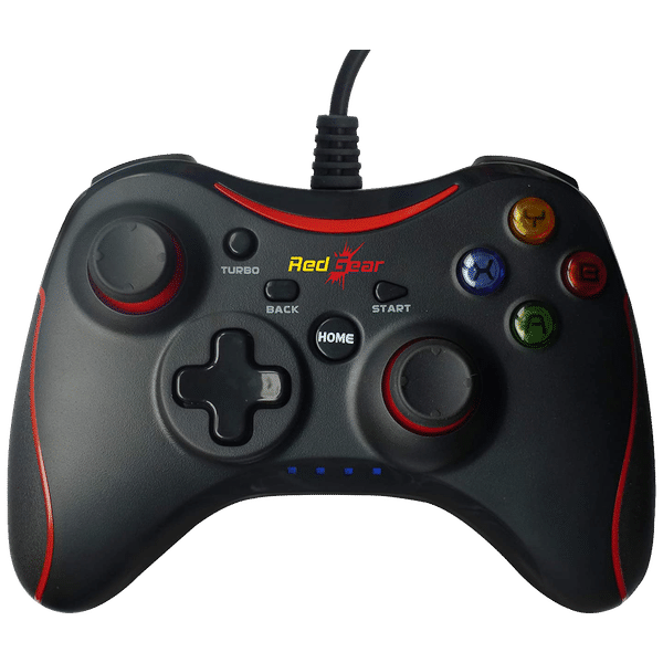 Red Gear Pro Wired Controller (Plug and Play, Black)_1