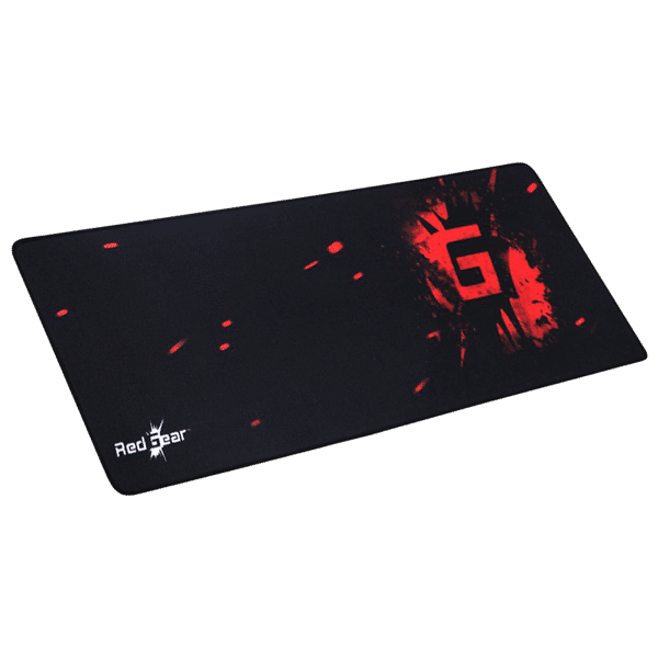Red Gear MP80 Gaming Mouse Pad (Soft And Durable, 8904130838156, Black)_1