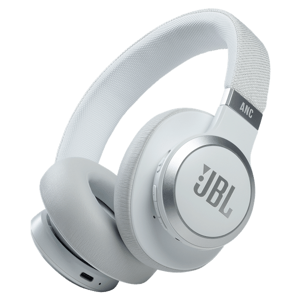 JBL Live 660NC JBLLIVE660NCWHT Over-Ear Adaptive Noise Cancellation Wireless Headphone with Mic (Bluetooth 5.0, Multi-Point Connection, White)_1