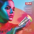 GM Glitz Air 10 Watts LED Smart Bulb (Color Changing App Controlled Bluetooth, GBZ-10-RGBWW-NA, Multicolor/Silver)_3
