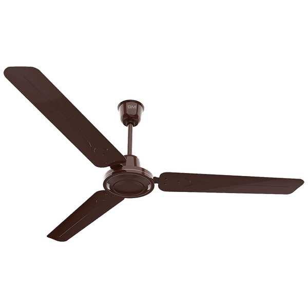 GM Breeze 120 cm Sweep 3 Blade Ceiling Fan (Energy Efficient, CFB480008BRGL, Brown)_1