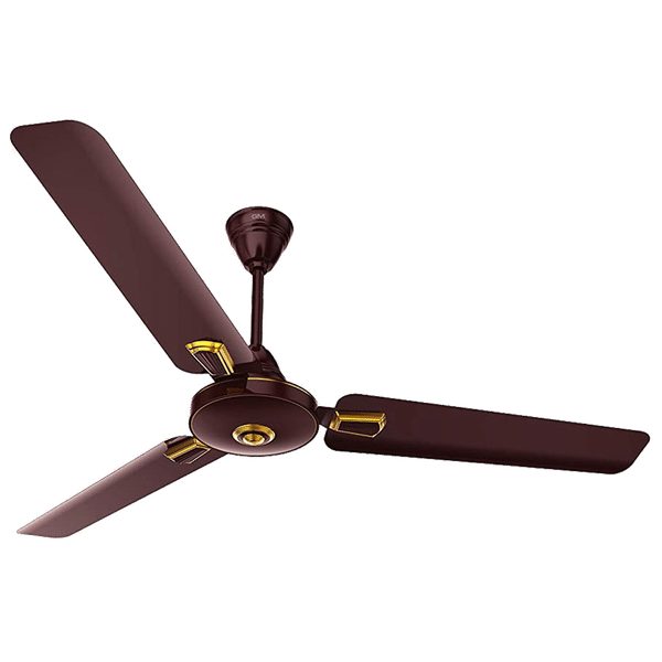GM AIR9 Plus Deco 120 cm Sweep 3 Blade Ceiling Fan (Aerodynamically Designed Blades, CFB480033BRGL, Brown)_1