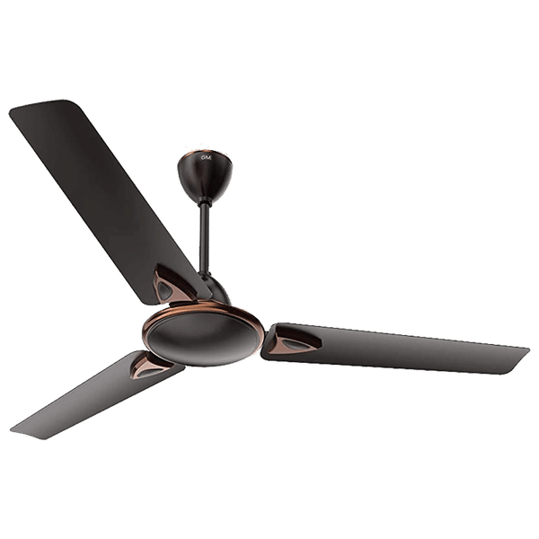 GM Nexa 120 cm Sweep 3 Blade Ceiling Fan (Aerodynamically Designed Blades, CFE480010BRMC, Brown)_1