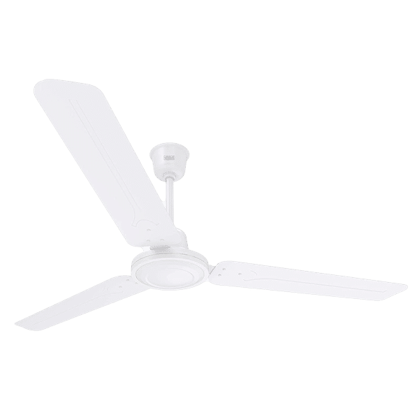GM Breeze 120 cm Sweep 3 Blade Ceiling Fan (Energy Efficient, CFB480008WHGL, White)_1