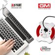 GM G Star 6 Amp 3 Sockets Extension Board ( 5 Meters, Ultra Smooth Rotation, GM 3042, White/Red)_4