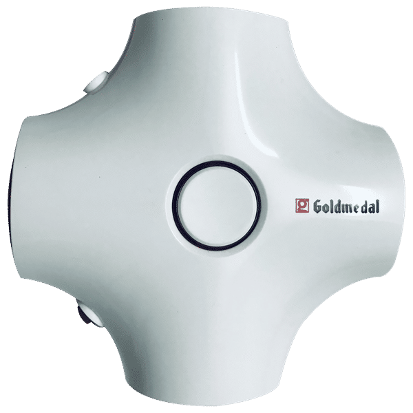 Goldmedal Curve Plus 10 Amp 4 Sockets Spike Guard With Individual Switch 2 Meters (LED Indicator, 205108, White/Red)_1