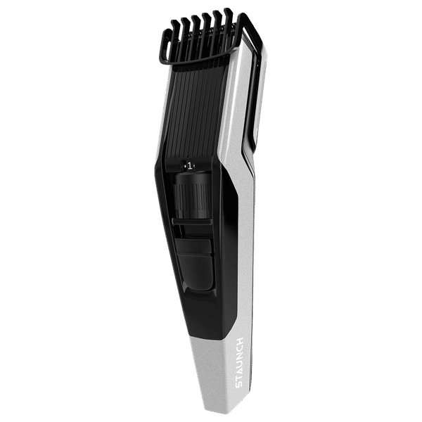 STAUNCH SBT3011 Cordless Dry Trimmer for Beard with 20 Length Settings for Men (60mins Runtime, Skin Friendly Performance, Black and Silver)_1
