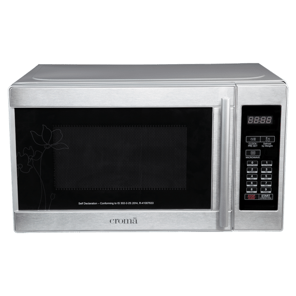 Croma CRM2025 20L Solo Microwave Oven with Temperature Sensor (Grey)_1