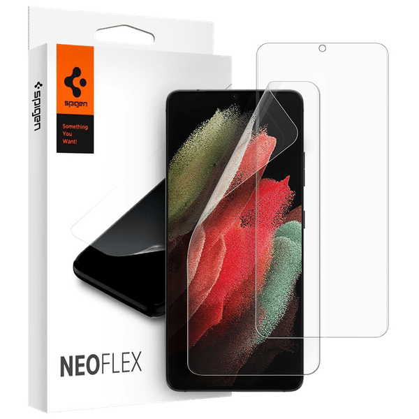spigen Neo Flex Tempered Glass for Samsung Galaxy S21 Ultra 5G (Self Healing Technology)_1