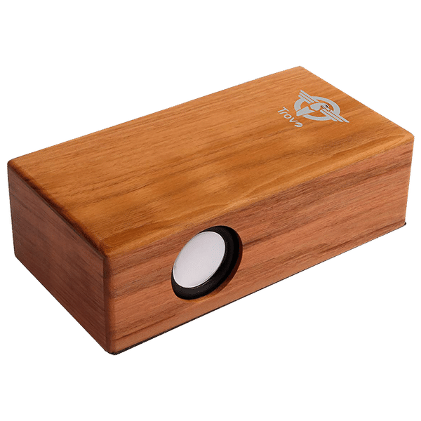 Trovo Wooden Induction 3W Portable Bluetooth Speaker (5.1 Channel, 4 Hours Playtime, Brown)_1