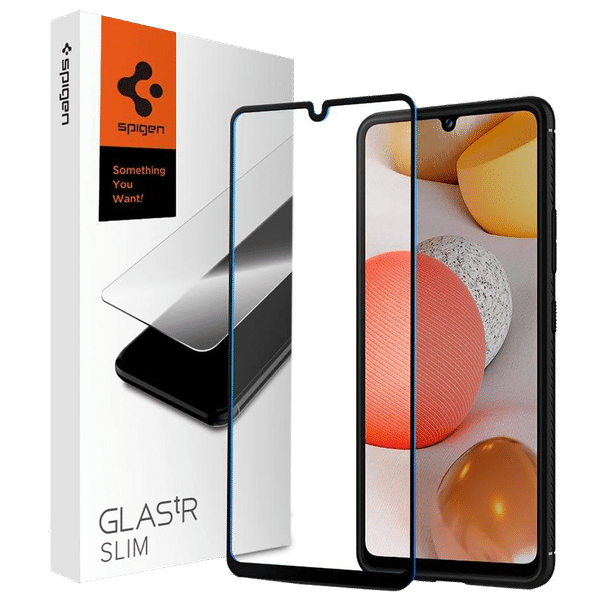 spigen GLAStR Slim Tempered Glass for Samsung Galaxy M42 5G, A42 5G (9H Tempered Glass)_1