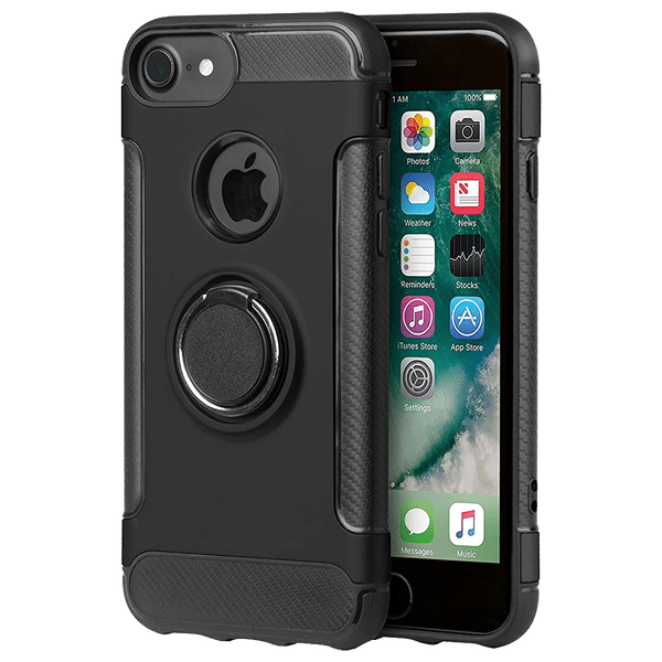 AT&T Back Cover for Apple iPhone 7 and iPhone 8 (Camera Protection, Black)_1