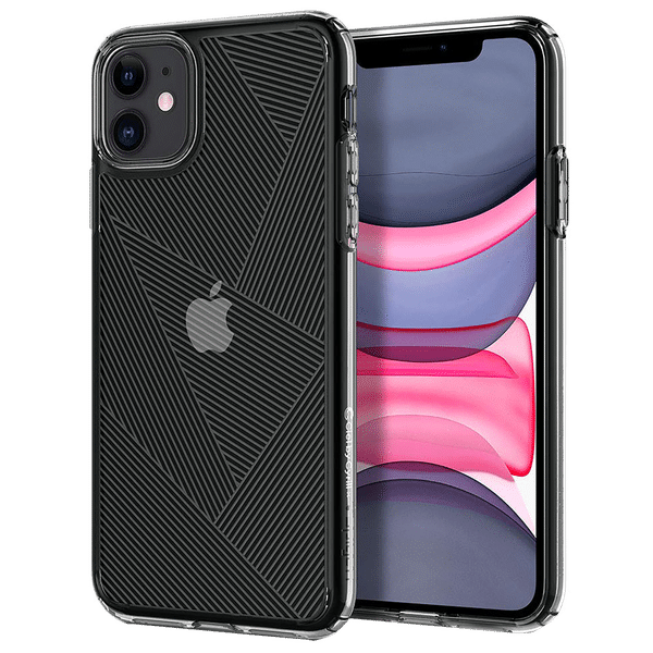 spigen Basic Pattern Prism TPU Back Cover for Apple iPhone 11 (Clear Prism Pattern, Clear)_1