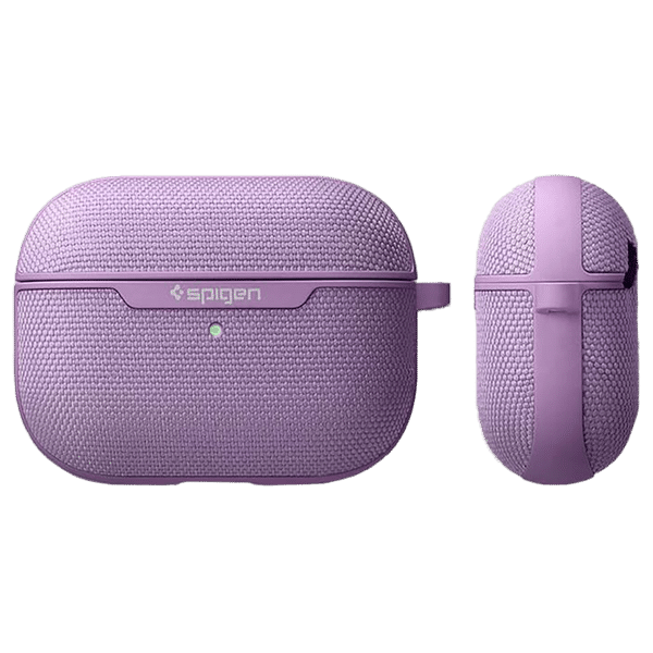 spigen Urban Fit PC & Fabric Full Cover Case For AirPods Pro (Scratch-Free, ASD00574, Purple)_1