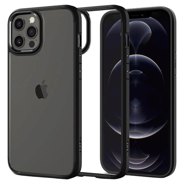 Buy spigen Ultra Hybrid TPU & Polycarbonate Back Cover for Apple iPhone 12  Pro Max (Air Cushion Technology, Matte Black) online at best prices from  Croma. Check product details, reviews & more.