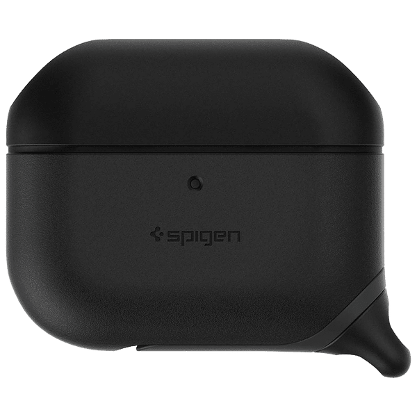 spigen Slim Armor IP Silicone Full Cover Case For AirPods Pro (Fully Compatible With Wireless Charging, ASD00542, Black)_1