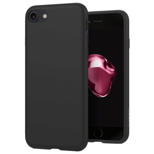 spigen Liquid Crystal v2 TPU Back Case For iPhone 8 (Precise Cutouts, 054CS22204, Matte Black)_1