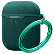 spigen Urban Fit PC & Fabric Full Cover Case For Airpods 1/Airpods 2 (Scratch Protection, ASD00678, Midnight Green)_1