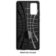 spigen Rugged Armor TPU & PC Back Case For Galaxy Note 20 5G (Air Cushion Technology, ACS01417, Matte Black)_4
