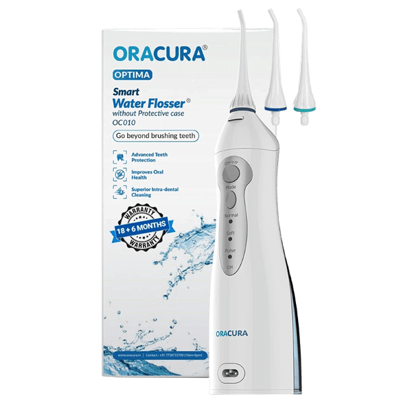 ORACURA Water Flosser For Unisex (Portable & Rechargeable, OC010, White)_1