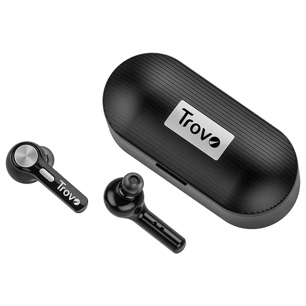 Trovo REP-35 TWS Earbuds with Noise Isolation (Waterproof, Google Assistant Enabled, Black)_1