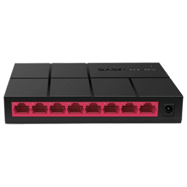 MERCUSYS MS108G 8 Ports Switch/Plug (Ultra-Compact Design, Black)_1
