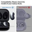 spigen Metal Sticker Shine Shield For Samsung Galaxy Buds Live (Made Of An Extremely Slim Metal, ASD02069, Metallic White)_4