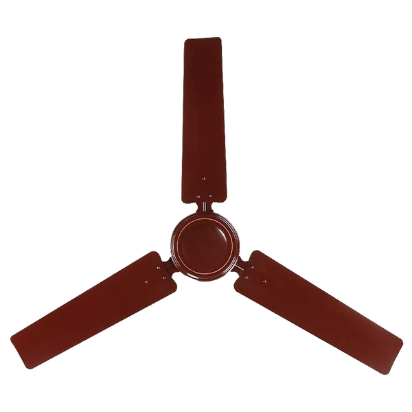 Rico 140 cm Sweep 3 Blade Ceiling Fan (Dust Resistant, CF811, Brown)_1