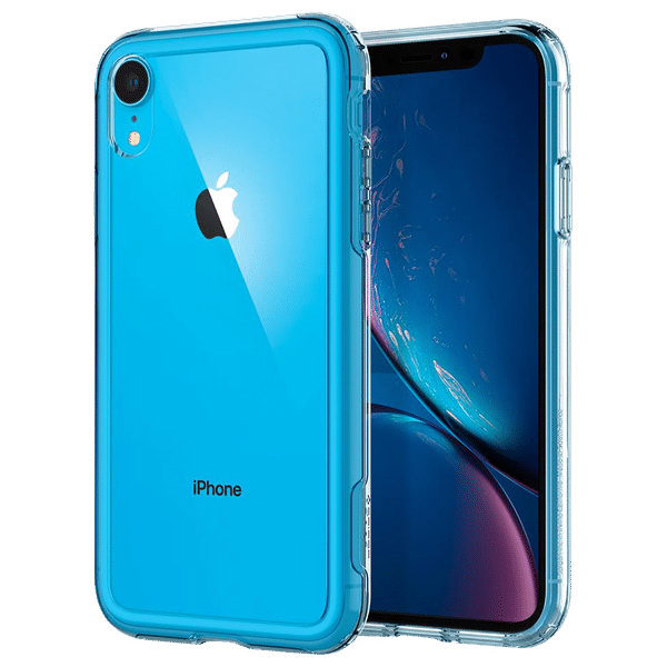 spigen Crystal Hybrid Polycarbonate & TPU Back Cover for Apple iPhone XR (Slim and Pocket Friendly Layer, Crystal Clear)_1