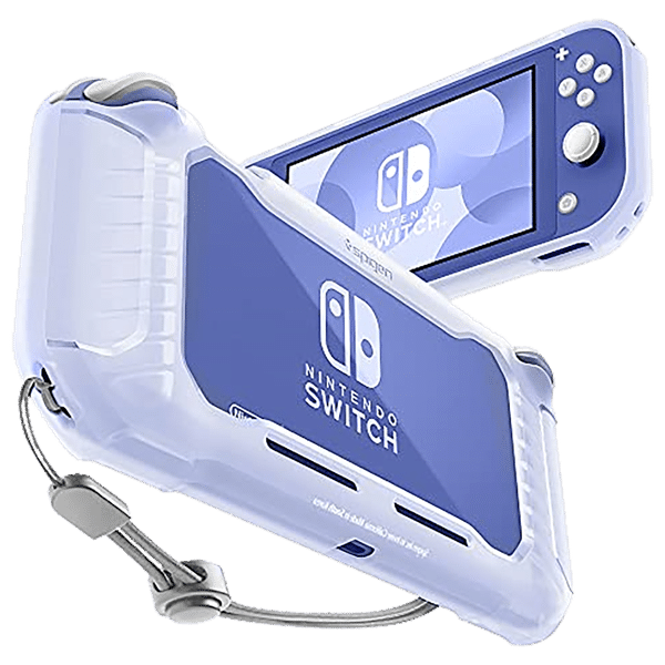 spigen Rugged Armor Back Case For Nintendo Switch Lite (Raised Bumper Guard, ACS01141, Frost Clear)_1