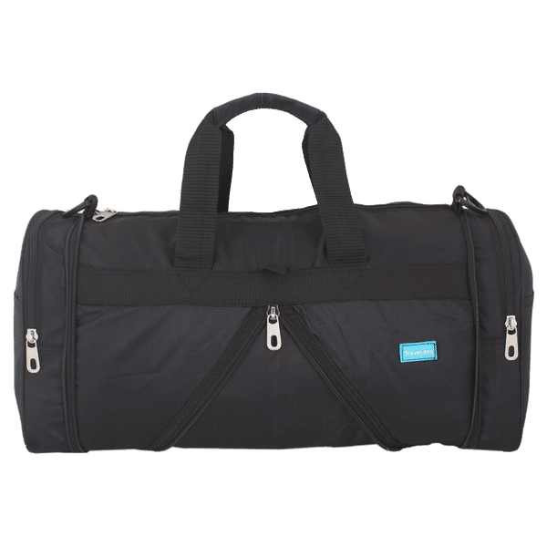 Traveldoo 18 inch Square Folding Duffle Bag (DBS01001, Black)_1