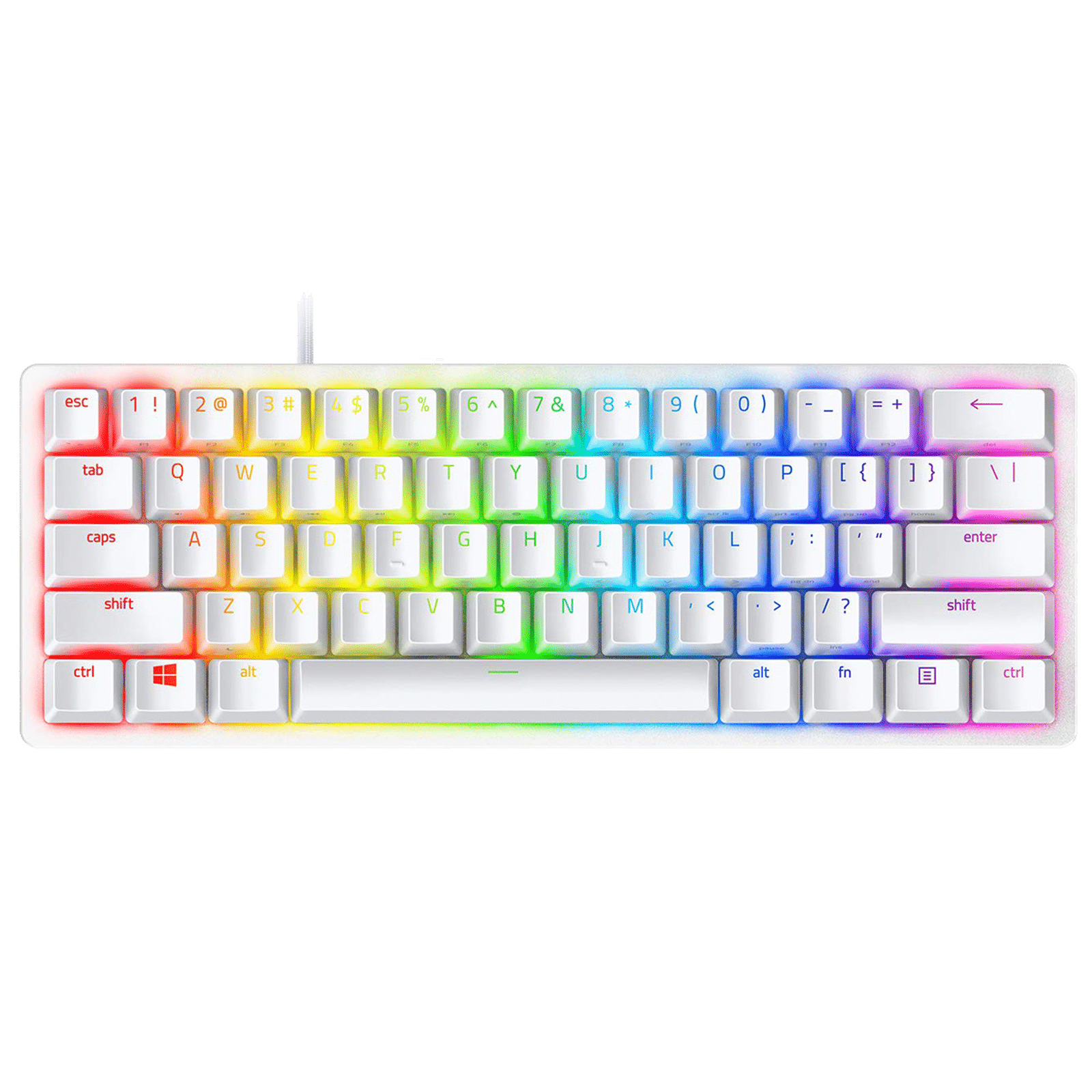 Buy Razer Huntsman Mini Wired Gaming Keyboard (60% Optical Switch,  RZ03-03390300-R3M1, Mercury) Online - Croma