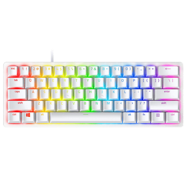 RAZER Huntsman Mini Wired Gaming Keyboard (60% Optical Switch, RZ03-03390300-R3M1, Mercury)_1