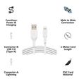belkin Boost Charge Lightning to Type A 3.2 Feet (1M) Cable (PVC Cord, White)_4