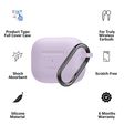 spigen Silicone Fit Silicone Full Cover Case For Airpods Pro (Shock Absorbent, ASD02168, Lavender)_4
