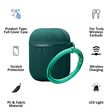 spigen Urban Fit PC & Fabric Full Cover Case For Airpods 1/Airpods 2 (Scratch Protection, ASD00678, Midnight Green)_2