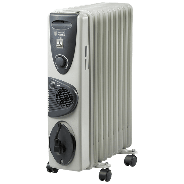 Russell Hobbs 2000 Watts Oil Filled Room Heater (ROR09, Silver)_1