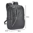 fastrack Fleek Ergolight 30 Litres Polyester Backpack (Back Padding, A0788NBK01, Black)_2
