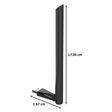 MERCUSYS AC Dual Band 650 Mbps Network Adapter (1 Antennas, High-Gain Antenna, MU6H, Black)_2