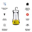 Rico 5 Watts Lantern (Rechargeable LED Lantern, EL1506, Yellow)_3