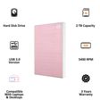 SEAGATE One Touch 2TB USB (3.0) Portable Hard Disk Drive (Rescue Data Recovery Services, Rose Gold)_3