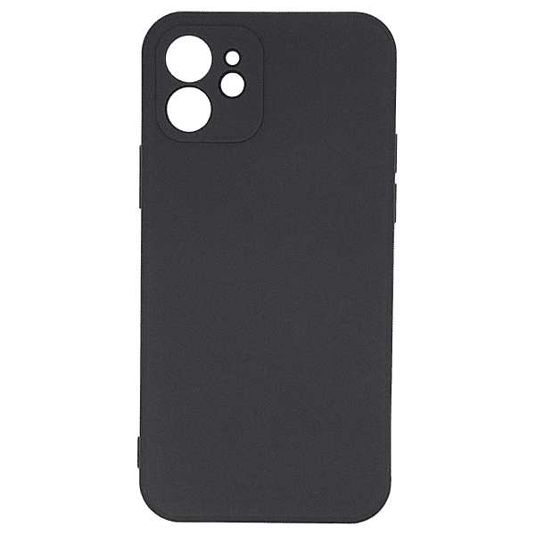 soundREVO C012 TPU Back Cover for Apple iPhone 12 (Camera Protection,, Black)_1