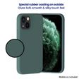 stuffcool Silo Soft and Smooth Rubber Back Cover for Apple iPhone 13 (Camera Protection, Green)_2