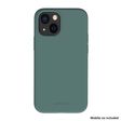 stuffcool Silo Soft and Smooth Rubber Back Cover for Apple iPhone 13 (Camera Protection, Green)_3